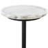 Viola Accent Table In Polished White Marble by FOUR HANDS