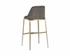 DOVER BARSTOOL - BRAVO PORTABELLA / SPARROW GREY by Sunpan