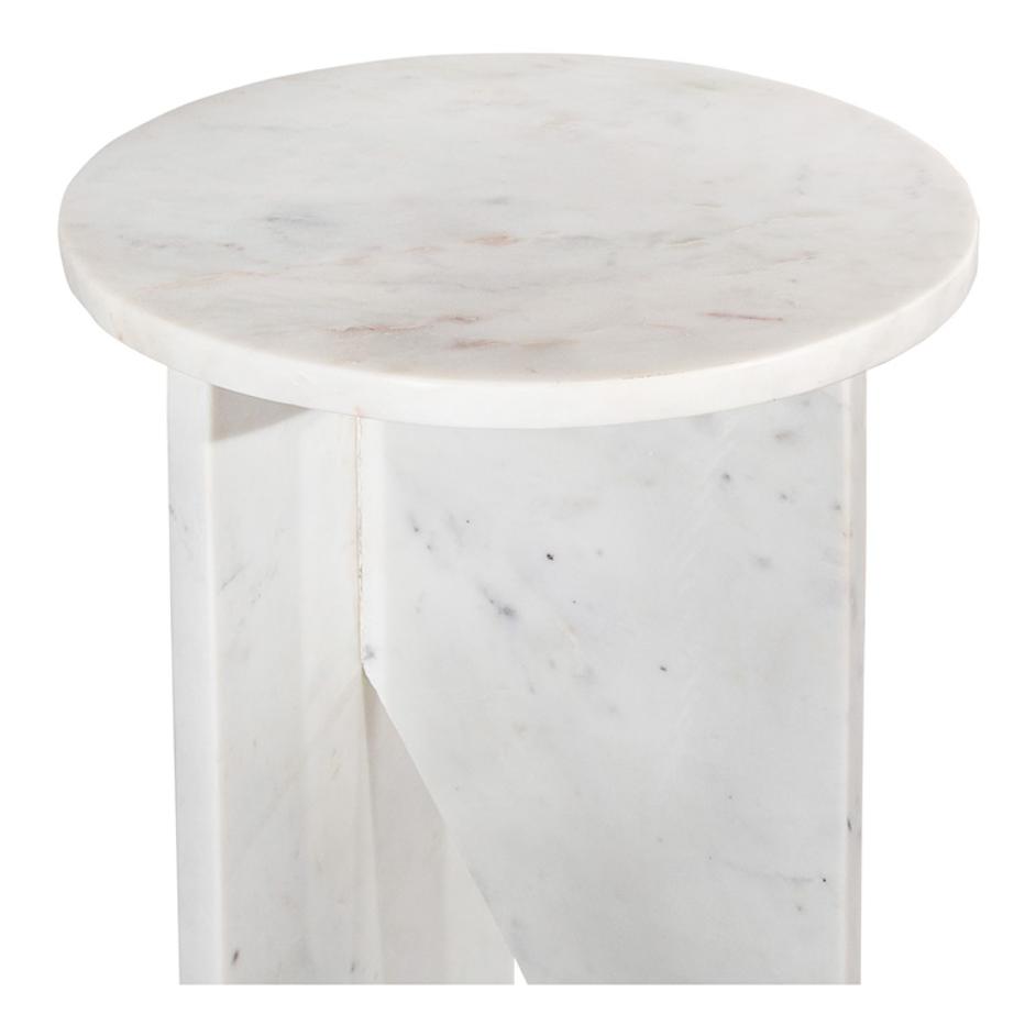 GRACE ACCENT TABLE WHITE MARBLE by Moes Home