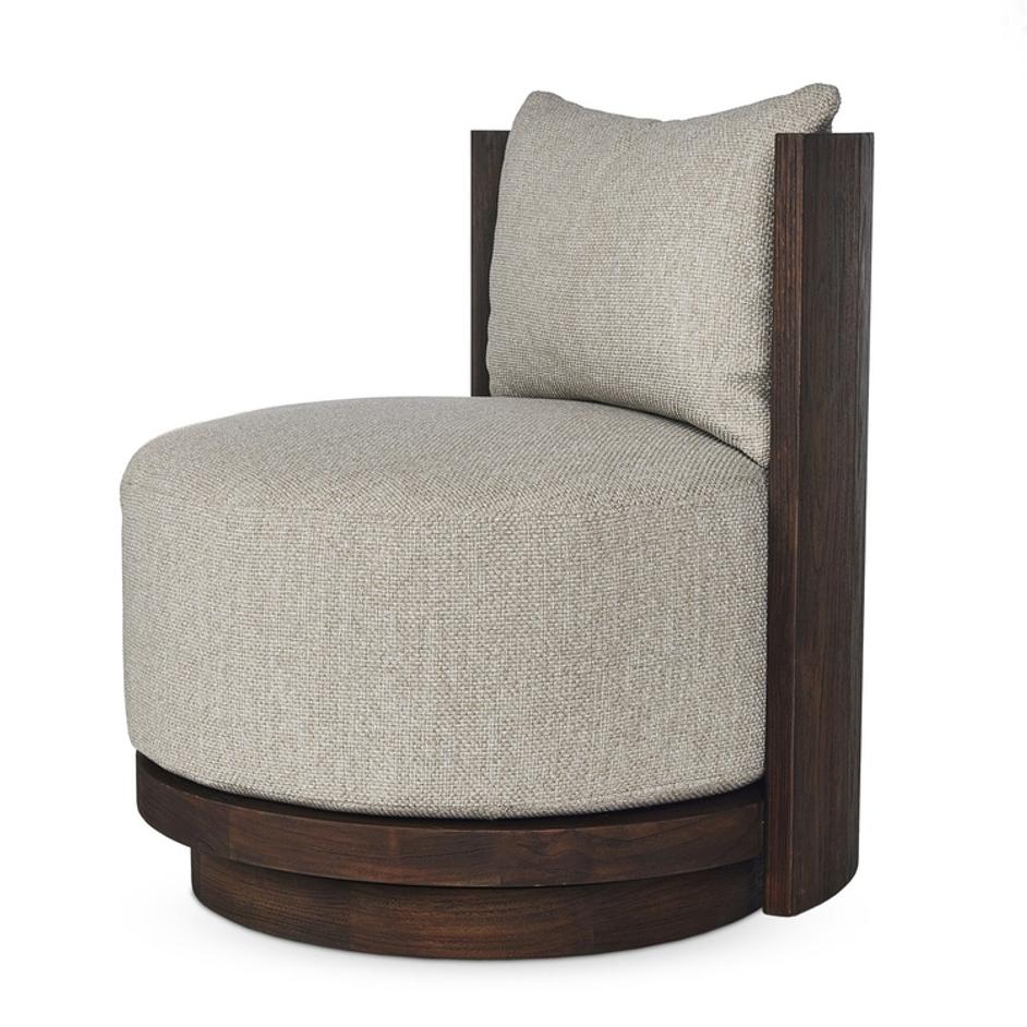 Ozzy Outdoor Swivel Chair - Ramiro Ecru by Four Hands