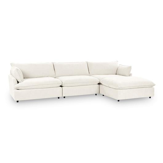 Caplan Upholstered 4pc Modular Sectional Elite by Classic Home