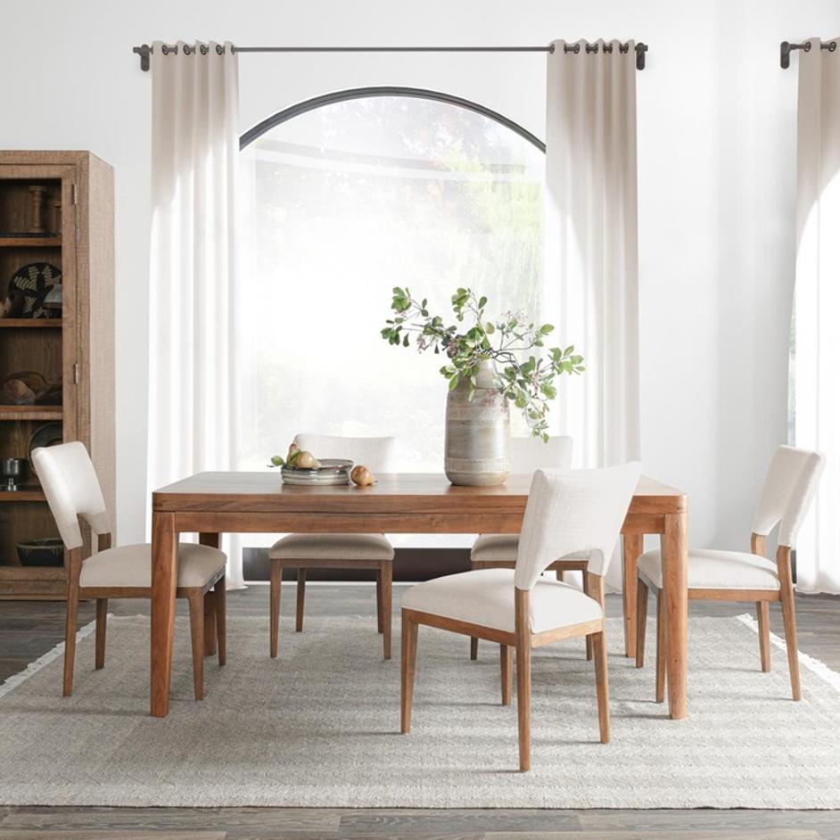 Arno Acacia Wood 72" Dining Table Natural by Classic Home