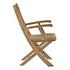 Quay Outdoor Patio Teak Folding Chair In Natural by Modway Furniture