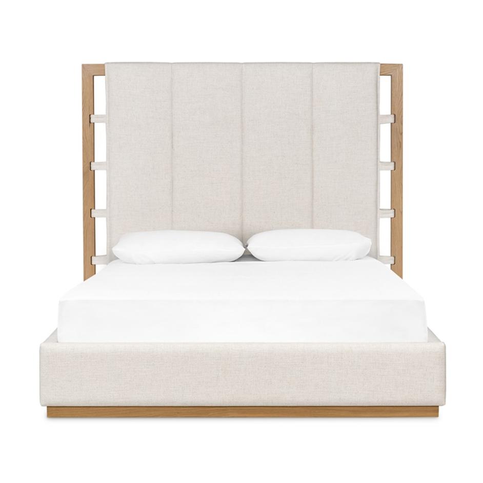 Barnett Bed In Dover Crescent In Queen by FOUR HANDS