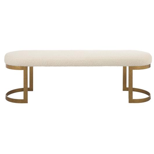 Infinity Gold Bench by Uttermost