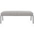 Jacobsen Modern Gray Bench by Uttermost