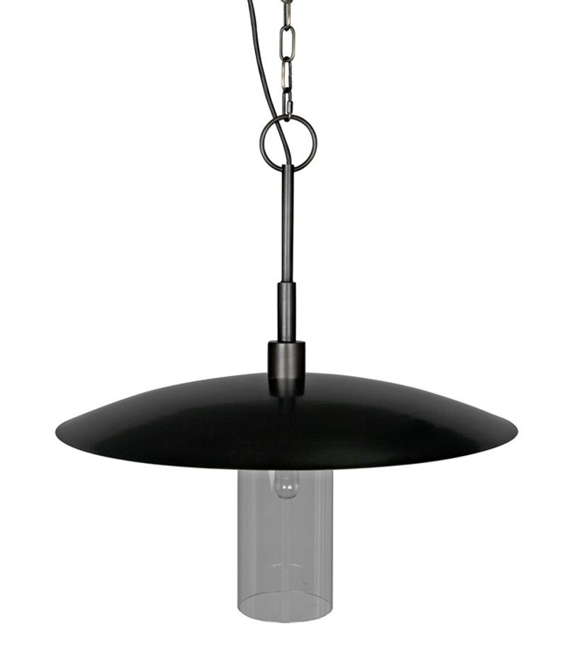 Anton Pendant, Metal with Aged Brass Finish by Noir Furniture