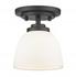 Ashton 1 Light Flush Mount in Bronze Finish by Z-Lite