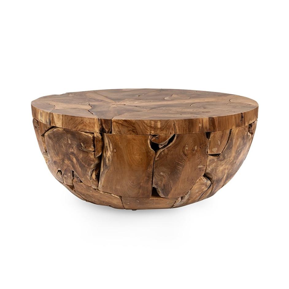 Garford Teak Wood 40" Coffee Table by Classic Home