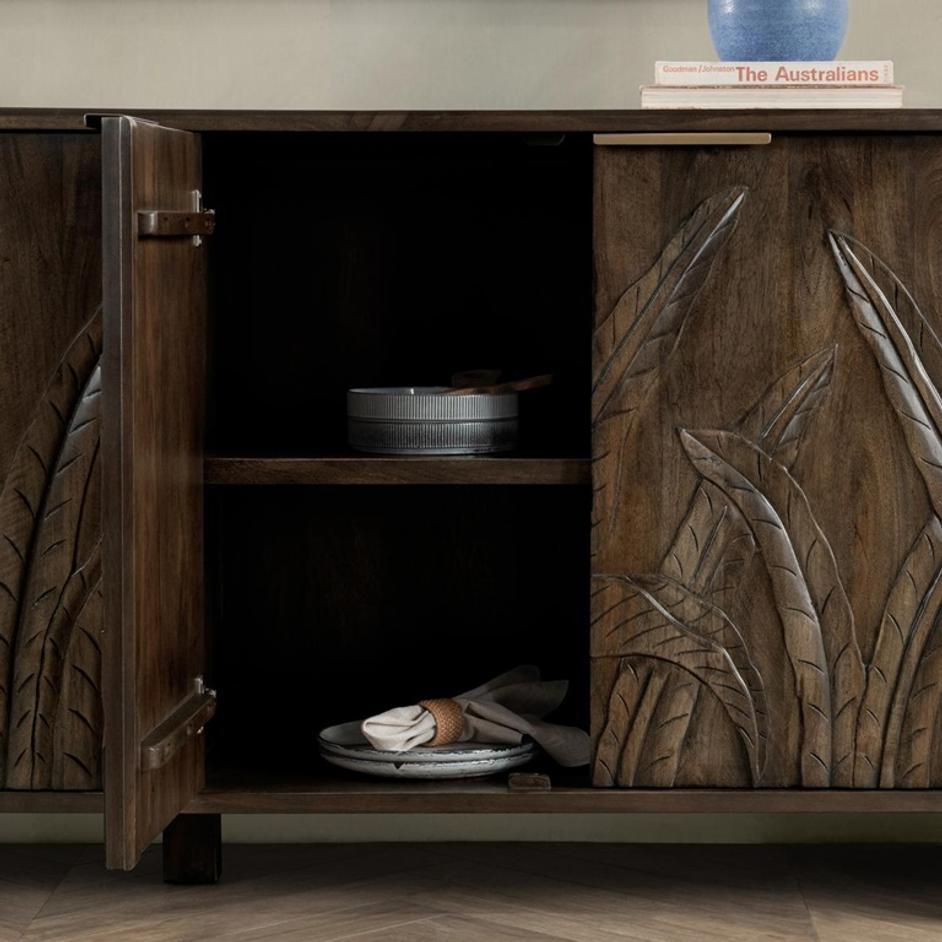 Ledro Wood 4Dr Buffet by Classic Home