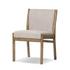 Hito Dining Chair In Gibson Taupe And Heirloom Greywash And Brushed Silver by Four Hands