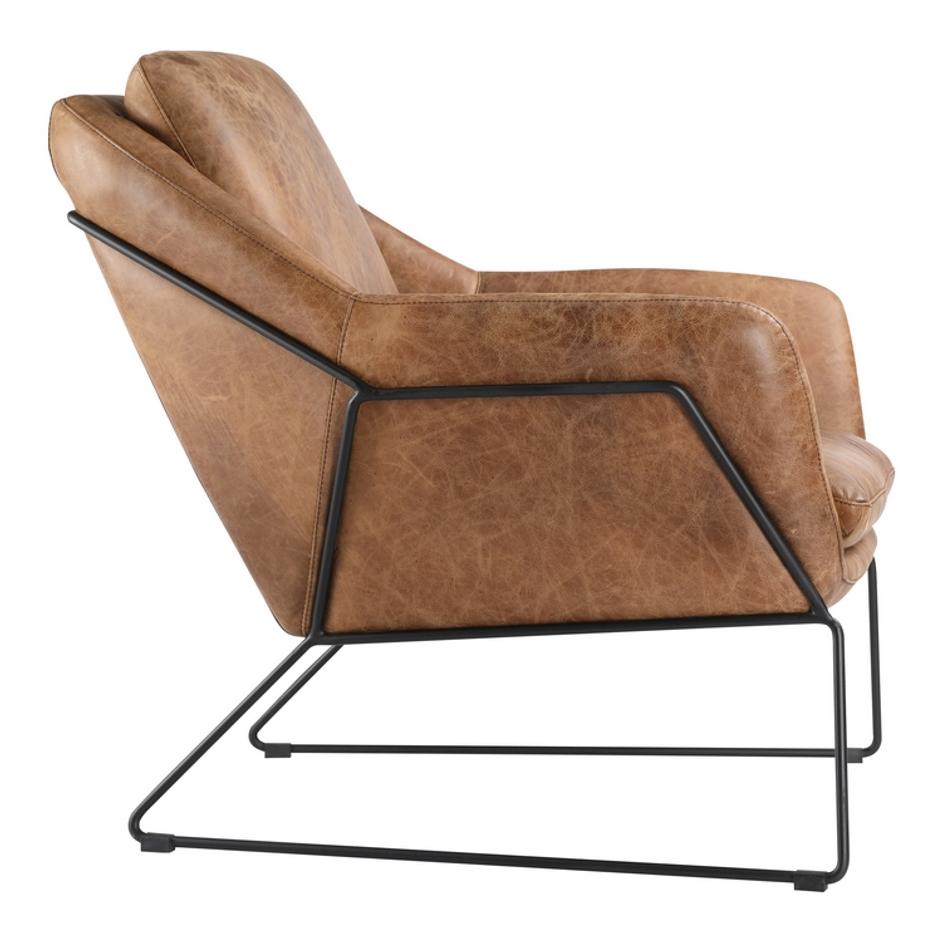 GREER CLUB CHAIR CAPPUCCINO by Moes Home