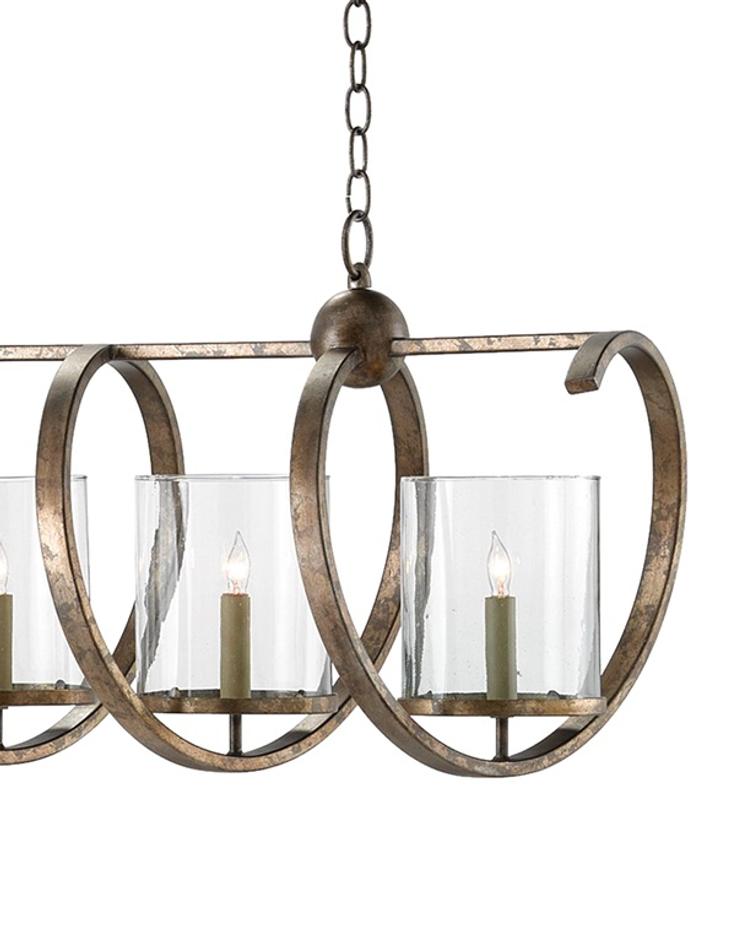 Maximus Grande Chandelier In Pyrite Bronze by Currey & Company