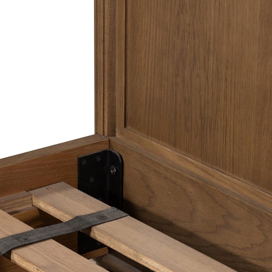 Toulouse Bed In Toasted Oak In King by FOUR HANDS