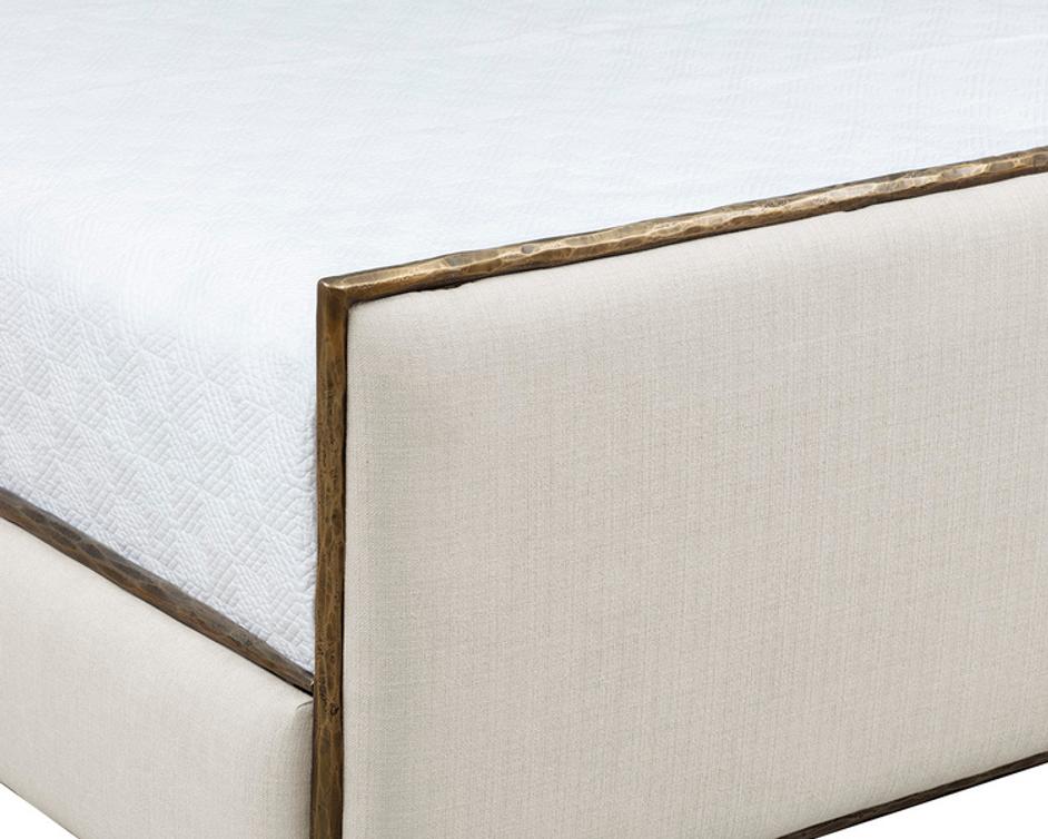 YASMINE BED - KING - ZENITH ALABASTER by Sunpan