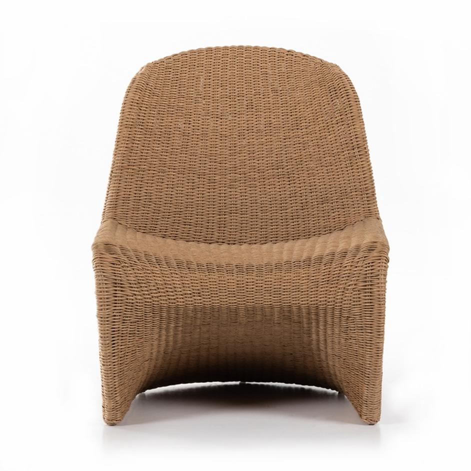 Portia Outdoor Occasional Chair In Vntg Nat by FOUR HANDS