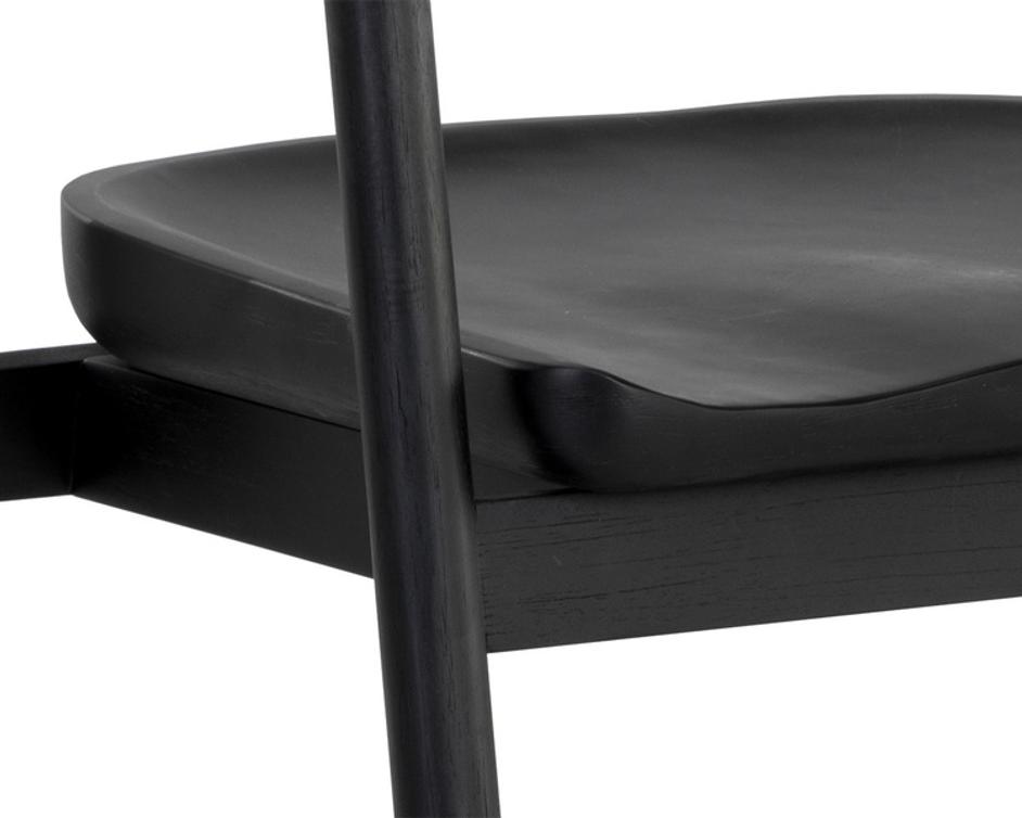 JEREMY DINING ARMCHAIR - BLACK by Sunpan
