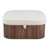 Sonny Ottoman Walnut by Moes Home