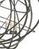 Genesis Black Orb Chandelier In Black Iron by Currey & Company