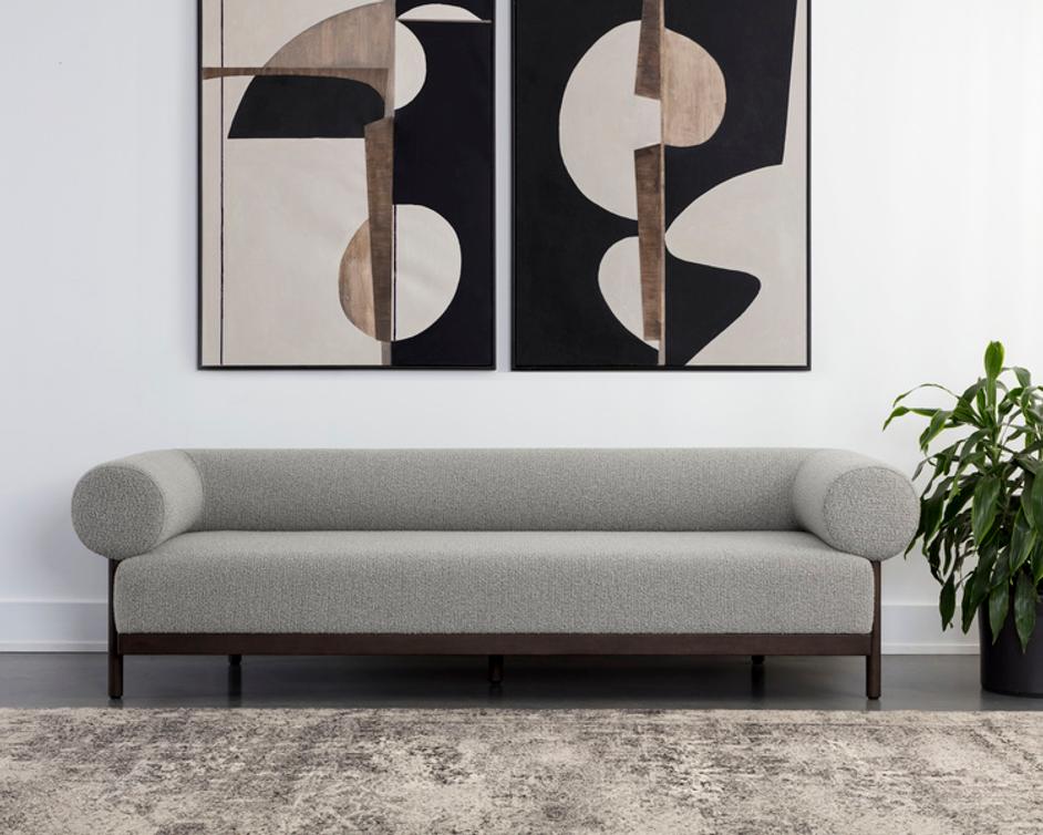 BROMLEY SOFA - BROWN - ALTRO CAPPUCCINO by Sunpan