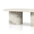 Oranda Coffee Table in Polished White by FOUR HANDS