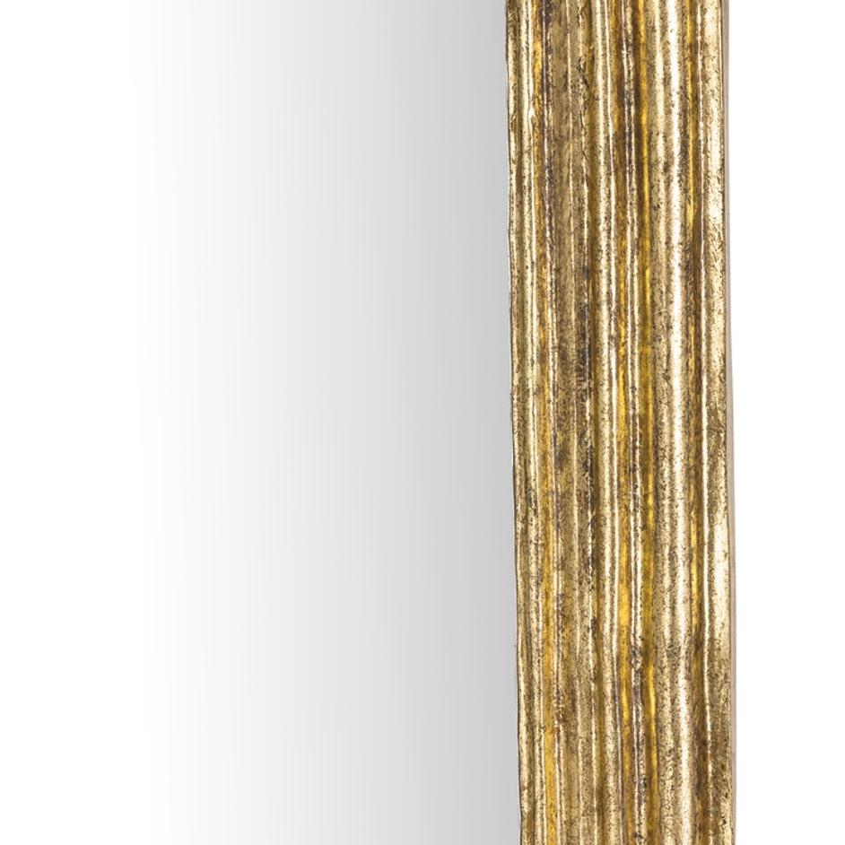 Vintage Louis Mirror In Antiqued Gold Leaf by FOUR HANDS