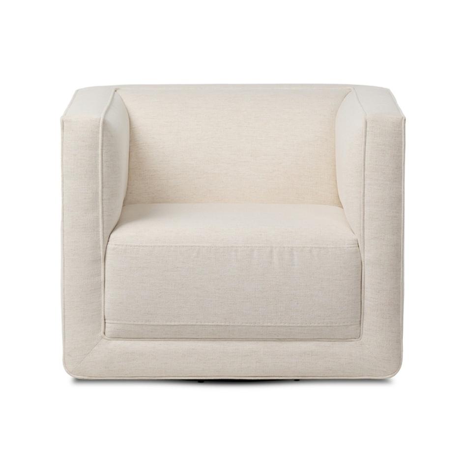 Phillip Swivel Chair - Crypton Nomad Snow by Four Hands