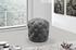 Joshua Ottoman/Stool In Grey Velvet by Meridian Furniture