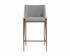 DIONNE COUNTER STOOL - MONUMENT PEBBLE by Sunpan