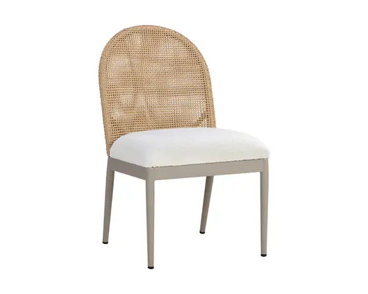 CALANDRI DINING CHAIR - GREIGE - LOUIS CREAM by Sunpan