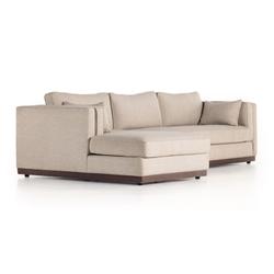 Lawrence 2-Piece Sectional W/ Chaise - Nova Taupe by Four Hands