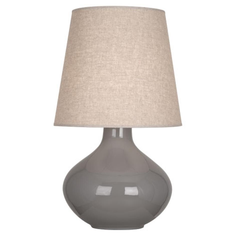 Smokey Taupe June Table Lamp by Robert Abbey