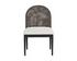 CALANDRI DINING CHAIR - BLACK - LOUIS CREAM by Sunpan