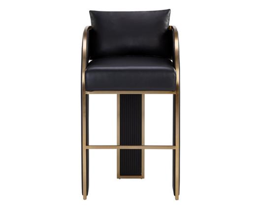 BAZ BARSTOOL - NAPA BLACK by Sunpan