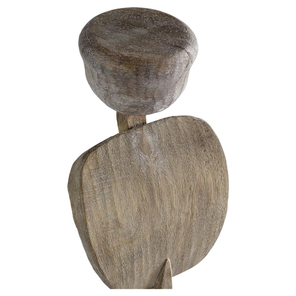 Chakra Sculpture | Weathered Grey - Small by Cyan Design