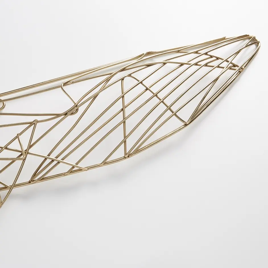 Whale Of A Wall Art in Gold by Cyan Design