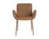 LUCANO DINING ARMCHAIR - MILLIKEN COGNAC by Sunpan