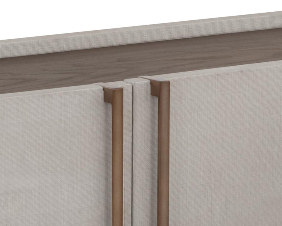 JAMILLE MEDIA CONSOLE AND CABINET - CREAM by Sunpan