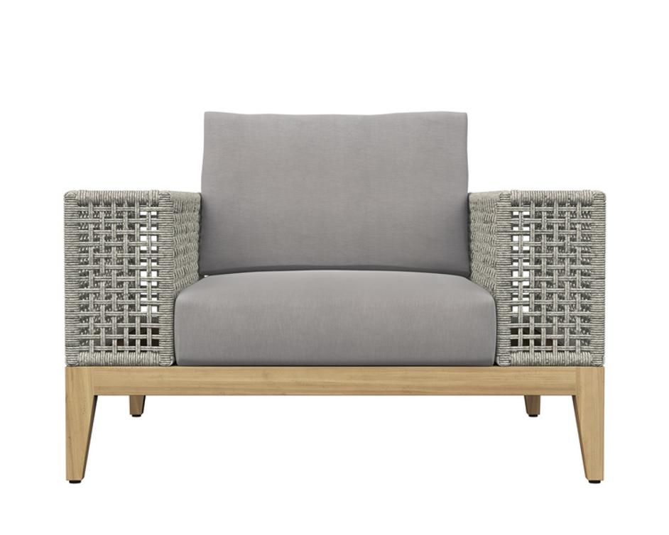 SALERNO ARMCHAIR - PALAZZO TAUPE by Sunpan