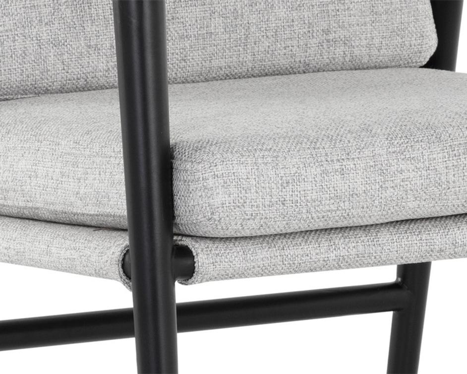 MEADOW DINING ARMCHAIR - VAULT FOG by Sunpan