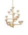 Agavé Americana Gold Chandelier In Dark Contemporary Gold Leaf by Currey & Company