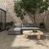 Miles Outdoor Sofa Speckled Light Grey by Moes Home