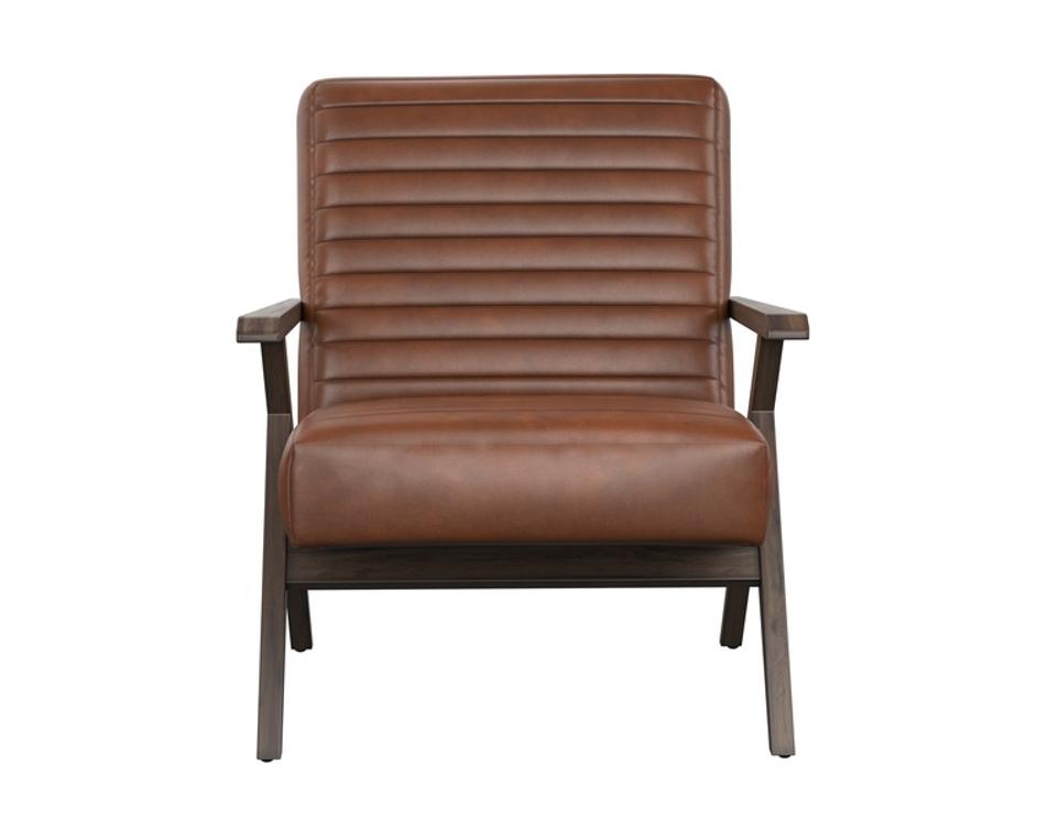 PEYTON LOUNGE CHAIR - BRAVO COGNAC by Sunpan