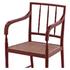 Red Reynolds Arm Chair by Furniture Classics