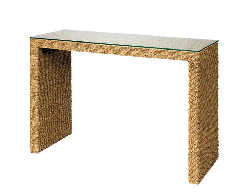 Captain Seagrass Console Table by Jamie Young