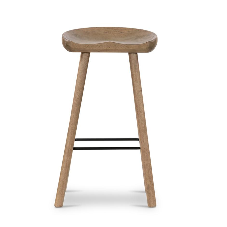 Barrett Stool In Natural Matte In Bar by FOUR HANDS