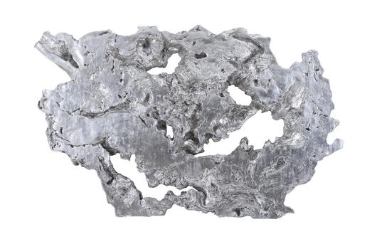 Burled Root Wall Art, Silver Leaf, Large by PHILLIPS COLLECTION
