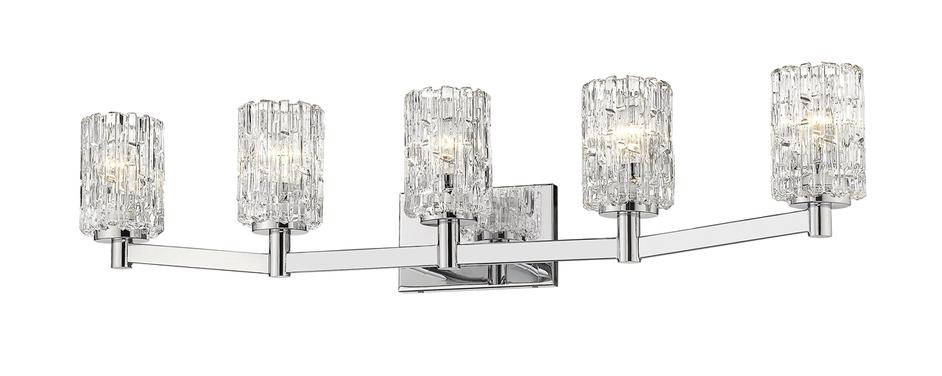 Aubrey 5 Light Vanity in Chrome Finish by Z-Lite