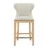 Dorsey Fabric Counter Stool, Pasadena Beige by New Pacific Direct