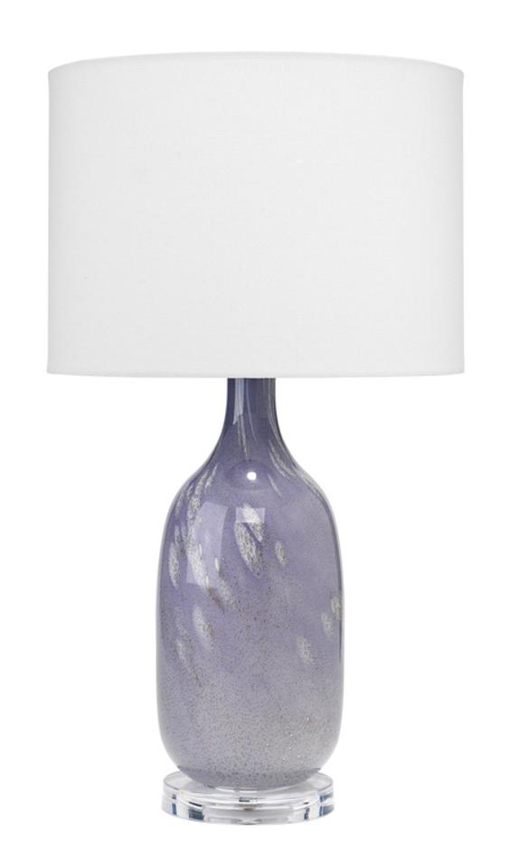 Maya Glass Table Lamp, Lavender by Jamie Young